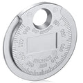 Coin- Type 0.6-2.4mm 0.02-0.10 Inch Spark Plug Gap Gauge Measurement Tool Range Spark Plug Gage Caliber Measuring Tool
