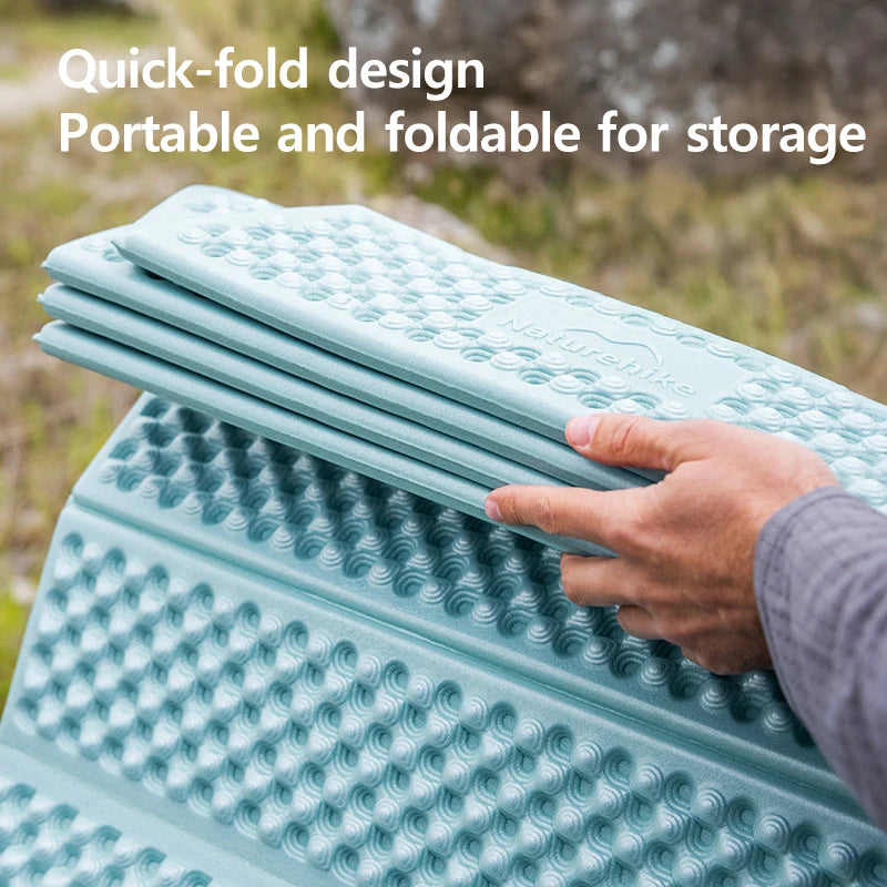Naturehike 2026 Troues R2.0 Lightweight Portable Folding Square Egg Nest Mat Outdoor 1.8cm Thickened Camping Fishing Picnic Mat