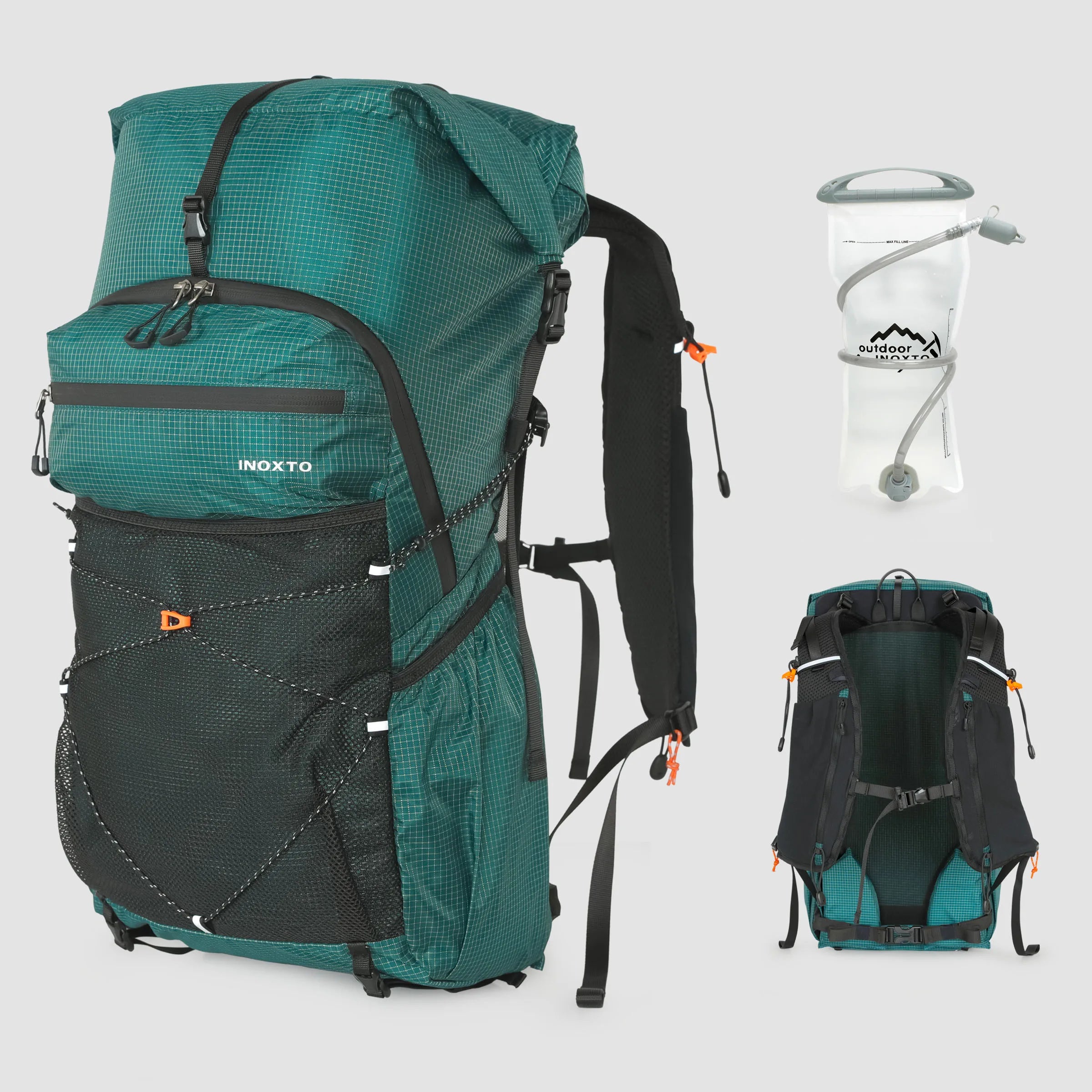 Hiking Backpack for Men and Women, 30L Waterproof Camping Backpack with Rain Cover, Lightweight Outdoor Sport Travel Daypack Ruc