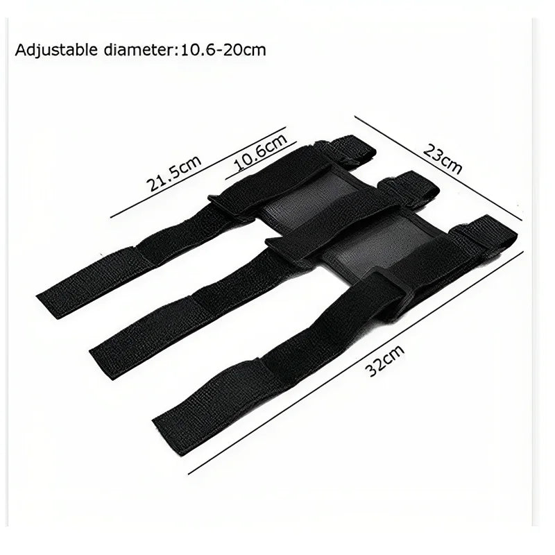 Black/Red Roll Bar Holder Adjustable Strap Mount for Jeep Wrangler JK JKU TJ CJ YJ LJ JL JLU