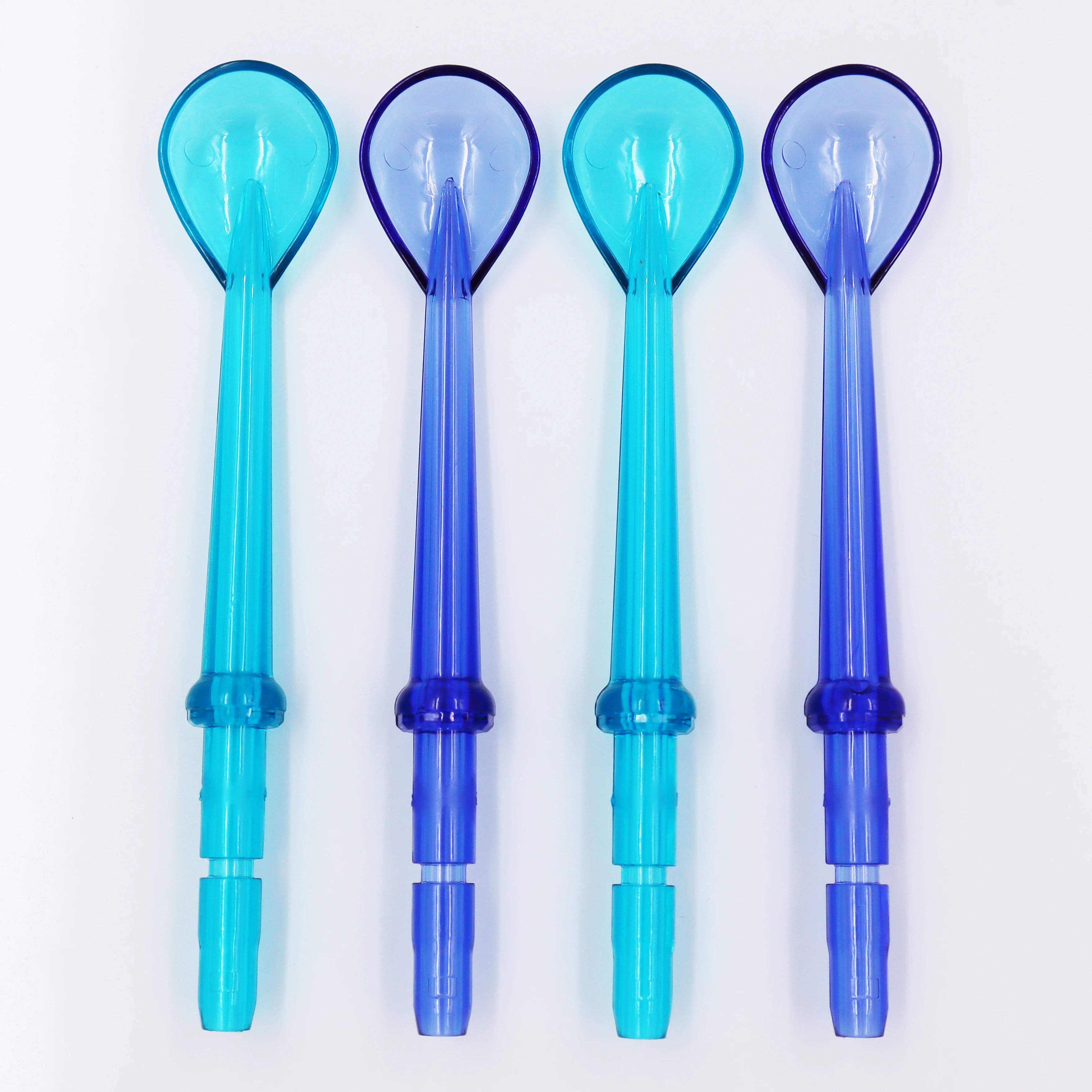 4pcs Tongue Cleaner Tips For Waterpik Water Flossers and Other Brand Oral Irrigators, Flosser Refill Replacement Heads