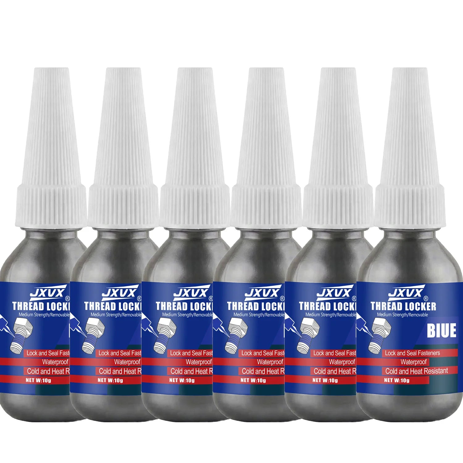 50ml Thread Locker High Temperature Medium Strength Anti-Loosening Thread Blue Screw Glue Quickly Cured Epoxy Thread Locking Agent Anaerobic Adhesive  Corrosion-Resistant Automotive Grade.