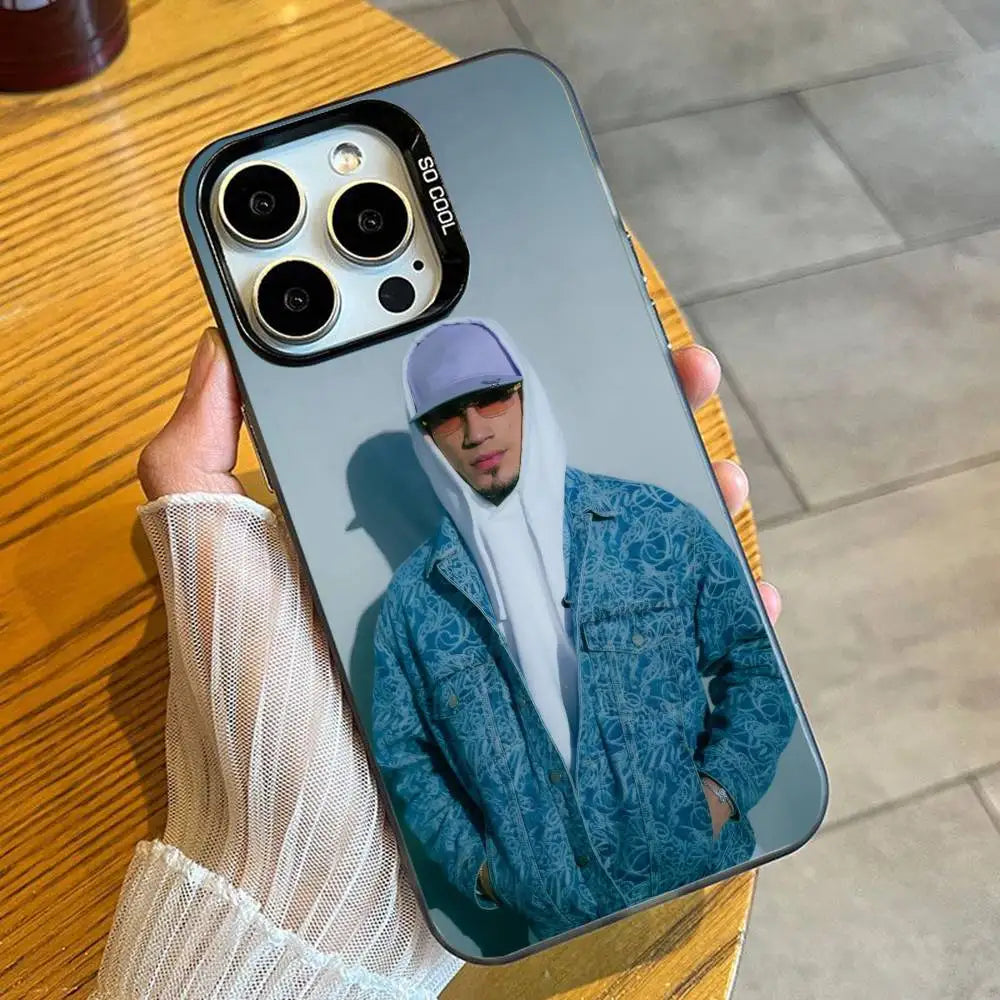 Por-Si-Manana No-Estoy O-Omar C-CourtzS Phone Case For iPhone 16 17 15 14 12 13 Pro Max Black Candy Matte Shockproof Cover