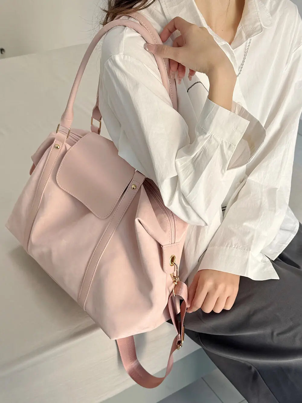 Large Capacity Travel Bag Short Distance Carrying Luggage Bag Fitness Bag Outdoor Travel Crossbody Bag Fashionable Storage Bag