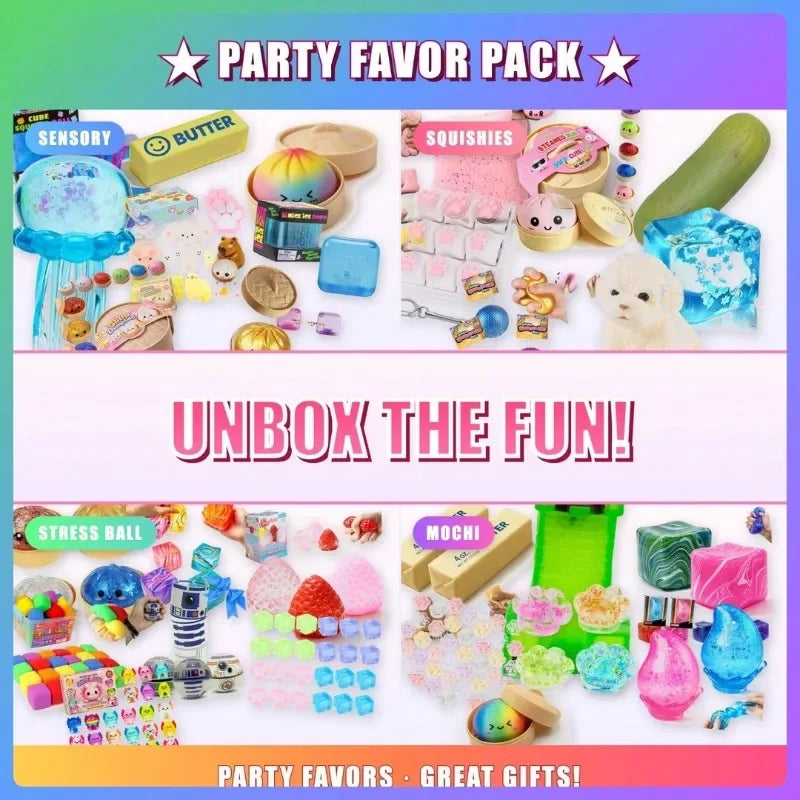 Fun Style Mystery Squish Blind Box Random Cute Sensory Squeeze Toy Stress Anxiety Relief Fidget SurpriseGift For All Ages