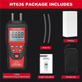 HT636 Digital Manometer Pressure Gauge Meter Handheld Pressure Differential Detector Air Pressure Kit Detector Meter 12 Unit