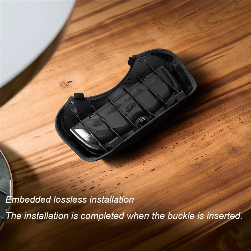 For Porsche Cayenne 2018 2019 2020 2021 2022 2023 2024 Car Suede ABS Glasses Case Sunglasses Storage Clip Protective Lenses ﻿