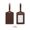 Fashionable New PU Luggage Tag, Boarding Pass for Overseas Travel, Luggage Tag, Anti-Loss Name Card, Luggage Tag