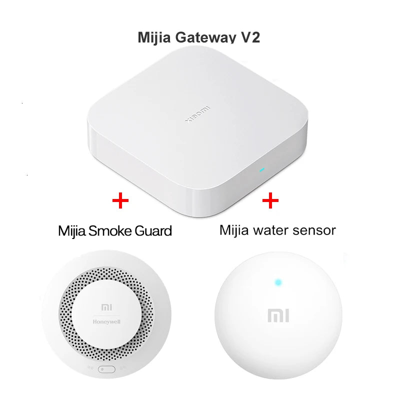 Xiaomi Smart Home Kit Mijia Gateway 3 Aqara Hub Door Human Body Sensor Temperature Humidity Sensor Wireless Switch Water Sensor