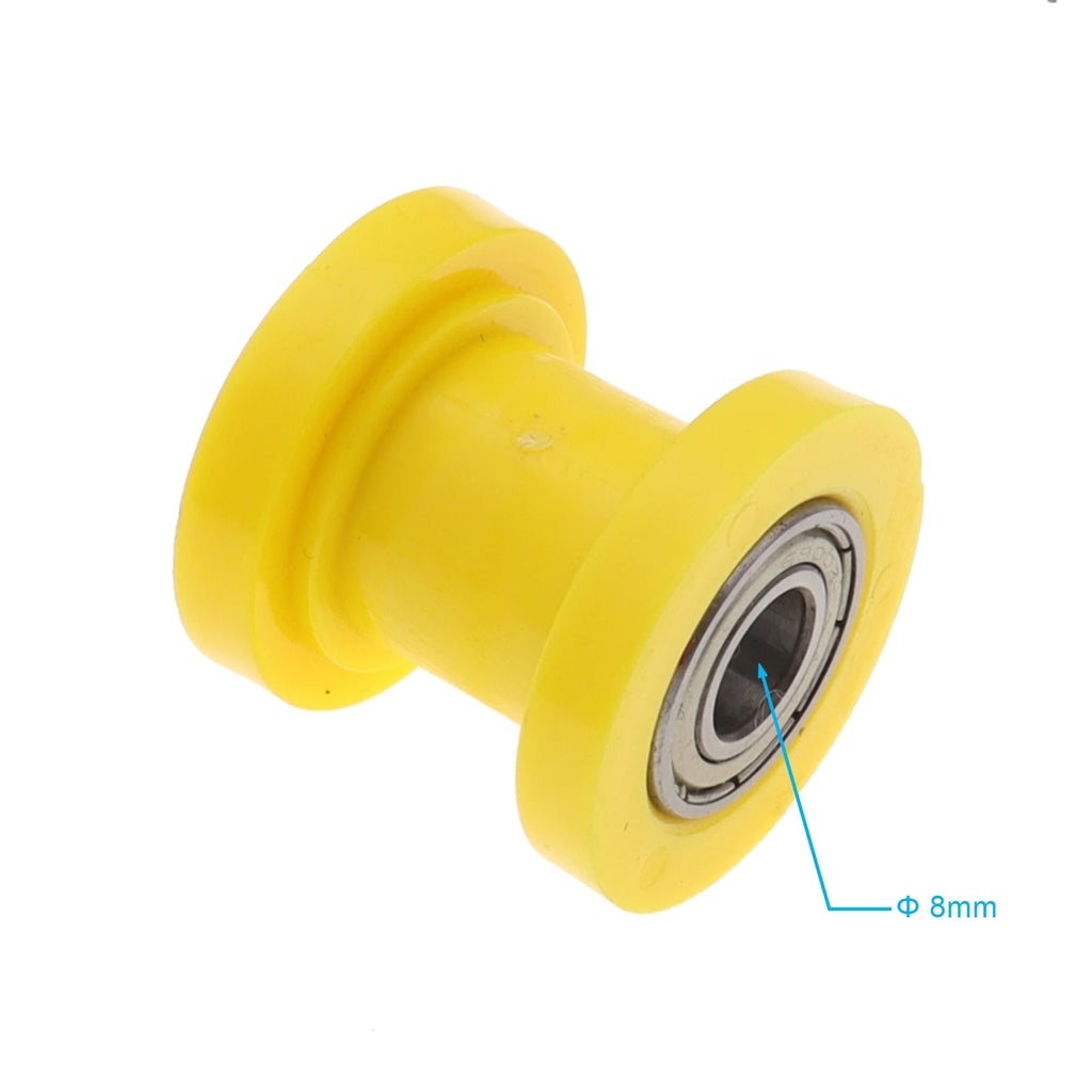 New 10mm/8mm Concave Chain Roller Pulley Tensioner Wheel Guide for Motorized Pit Bike Motorcycle