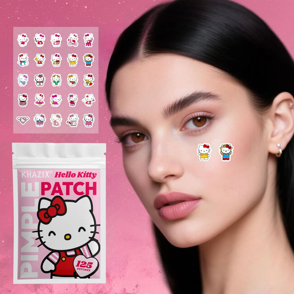 Acne patches, acne stickers, facial acne patches, concealer, concealer stickers 125PCS hello kitty