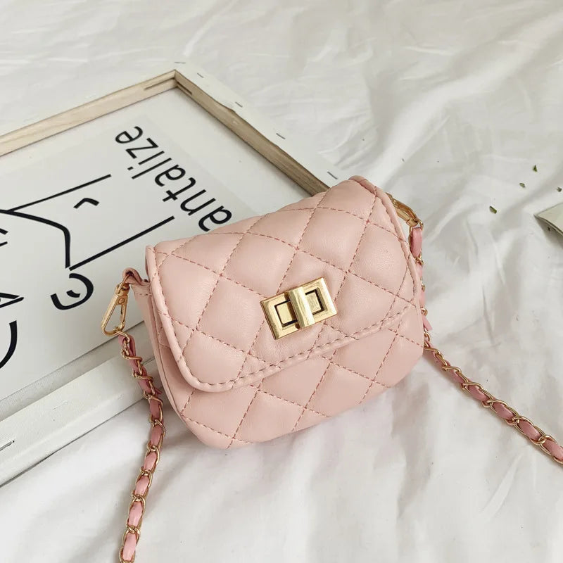 1Pc Mini Bag Crossbody Bag Fashion Girl Bag Child Bag Clothes Decorative Accessories Coin Purse Bag