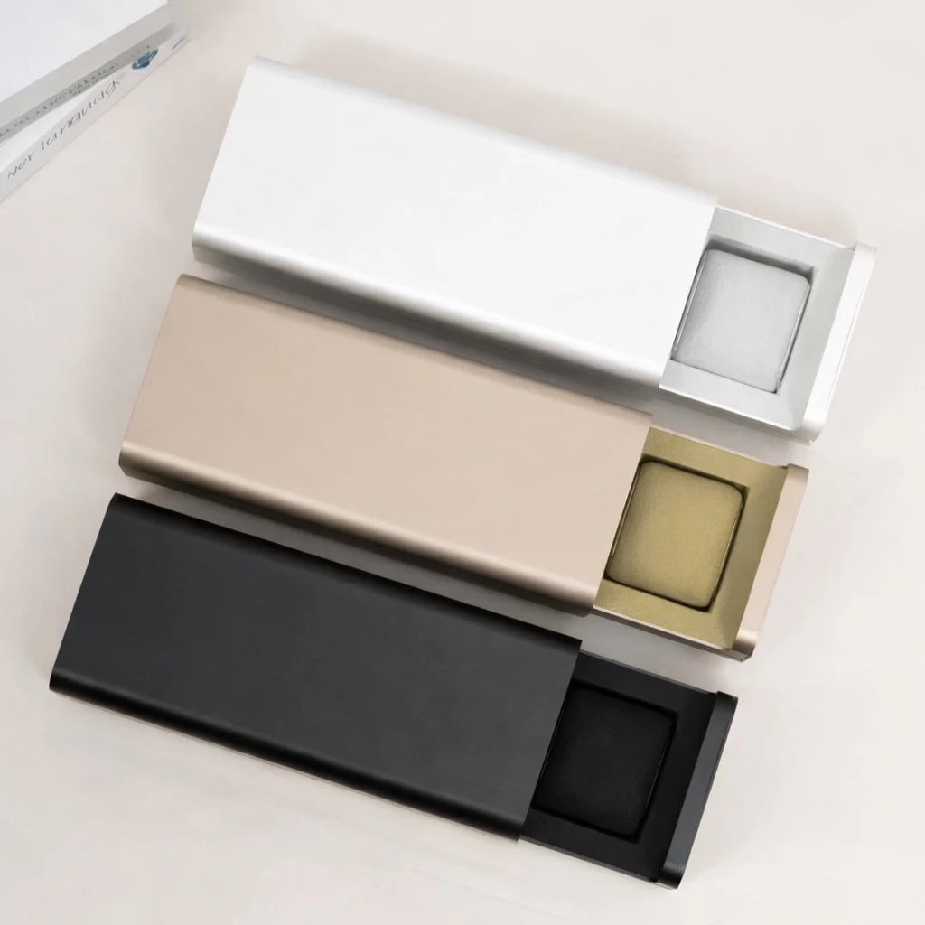 Aluminum Watch Case Three Watches Position Storage Box Jewelry Box
