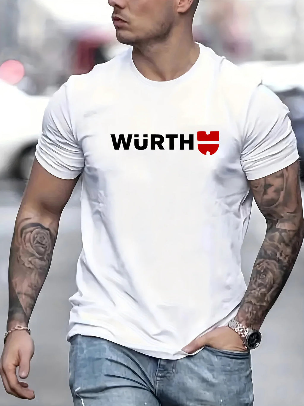 3-piece sporty fashion letter pattern printed pure cotton T-shirts - Soft, fashionable and simple pattern printing