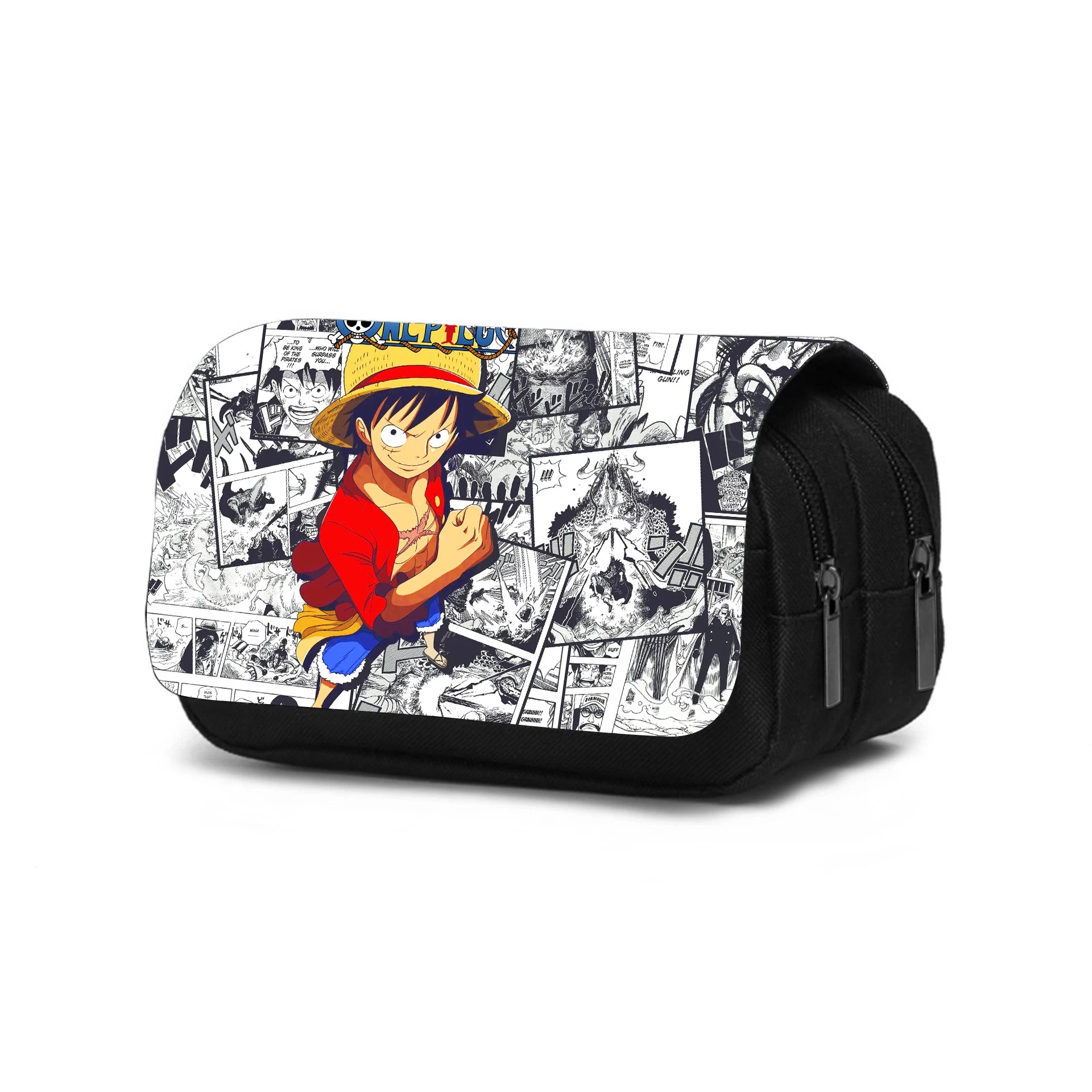 ONE PIECE Monkey D. Luffy Pencil Case Large Capacity Stationery Organizer Bag for Men, Women and Students Pen Bag Best Gift