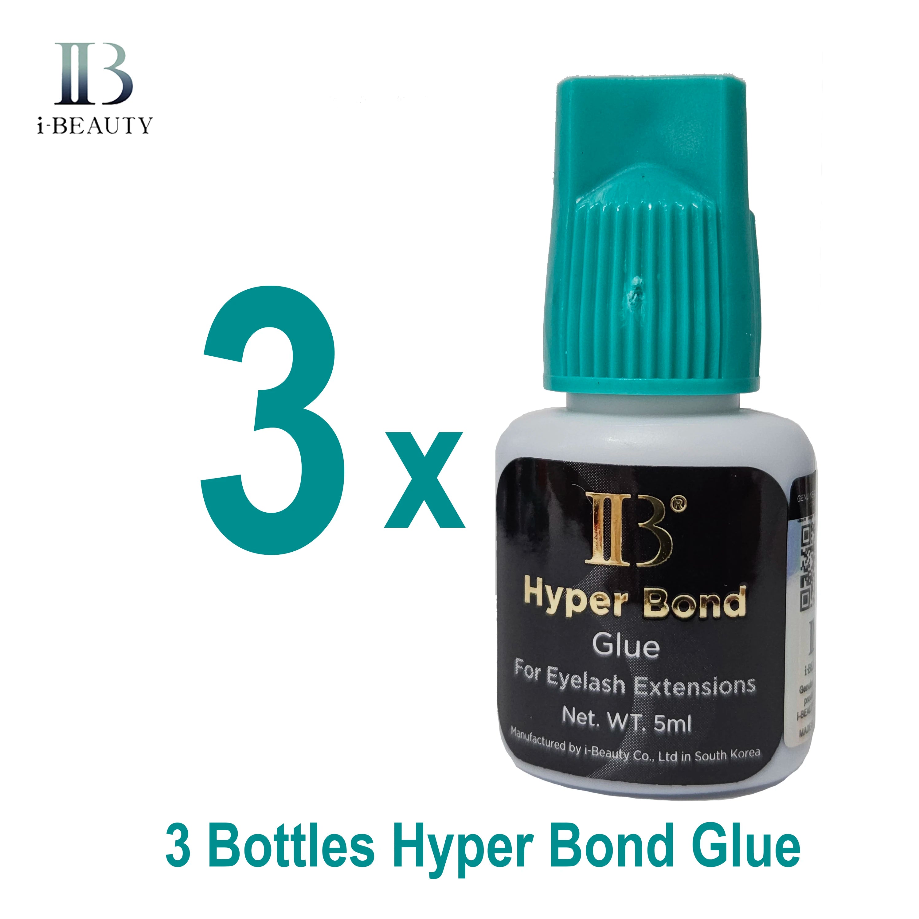 Original Korea IB Ibeauty Hyper Bond 0.5s Glue Fast Drying Eyelash Extensions Glue 5ml False Lash Glue