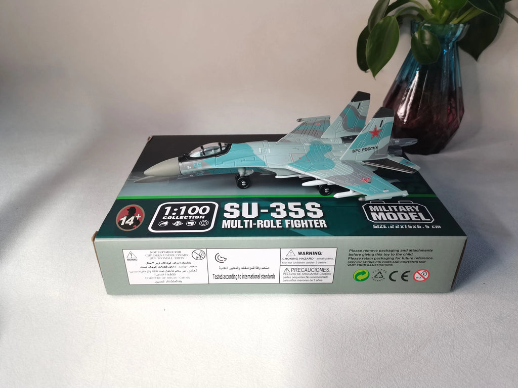 1/100 su-35s Aircraft Models ABS Model Kit Multi-Purpose Fighter Toy Building Block Military Model Toy for Gifts Educational toy