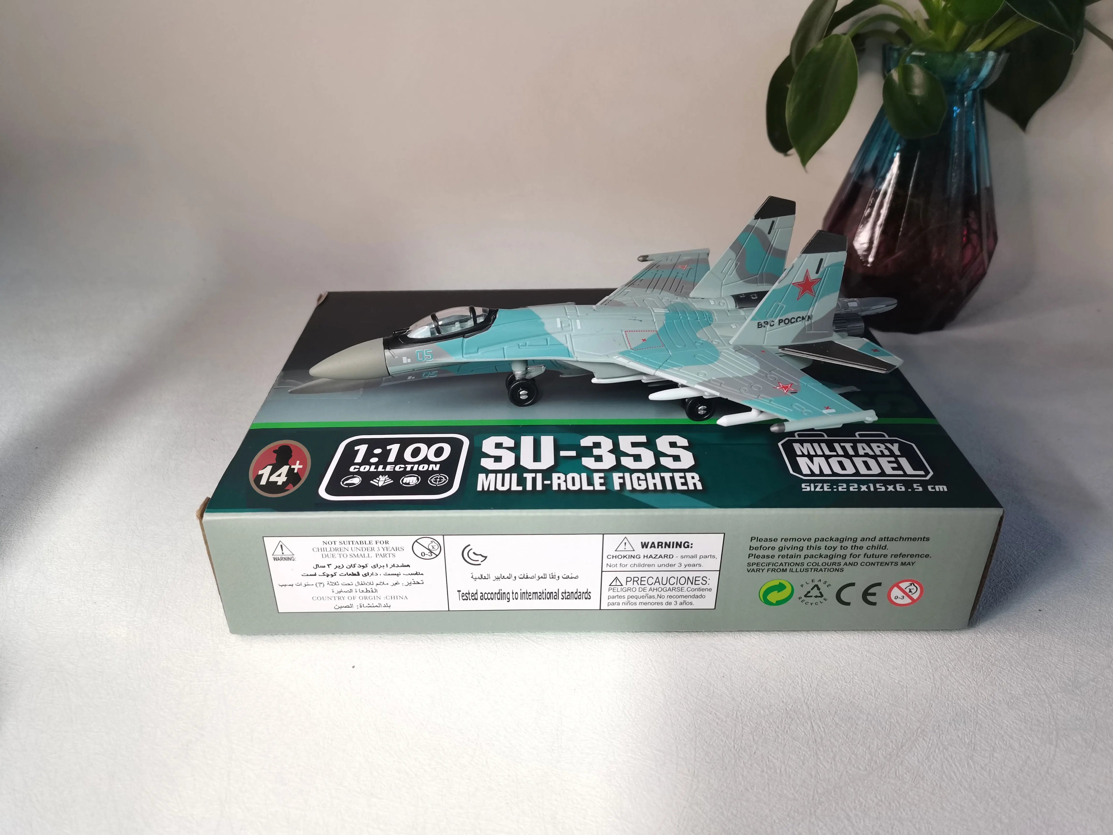 1/100 su-35s Aircraft Models ABS Model Kit Multi-Purpose Fighter Toy Building Block Military Model Toy for Gifts Educational toy