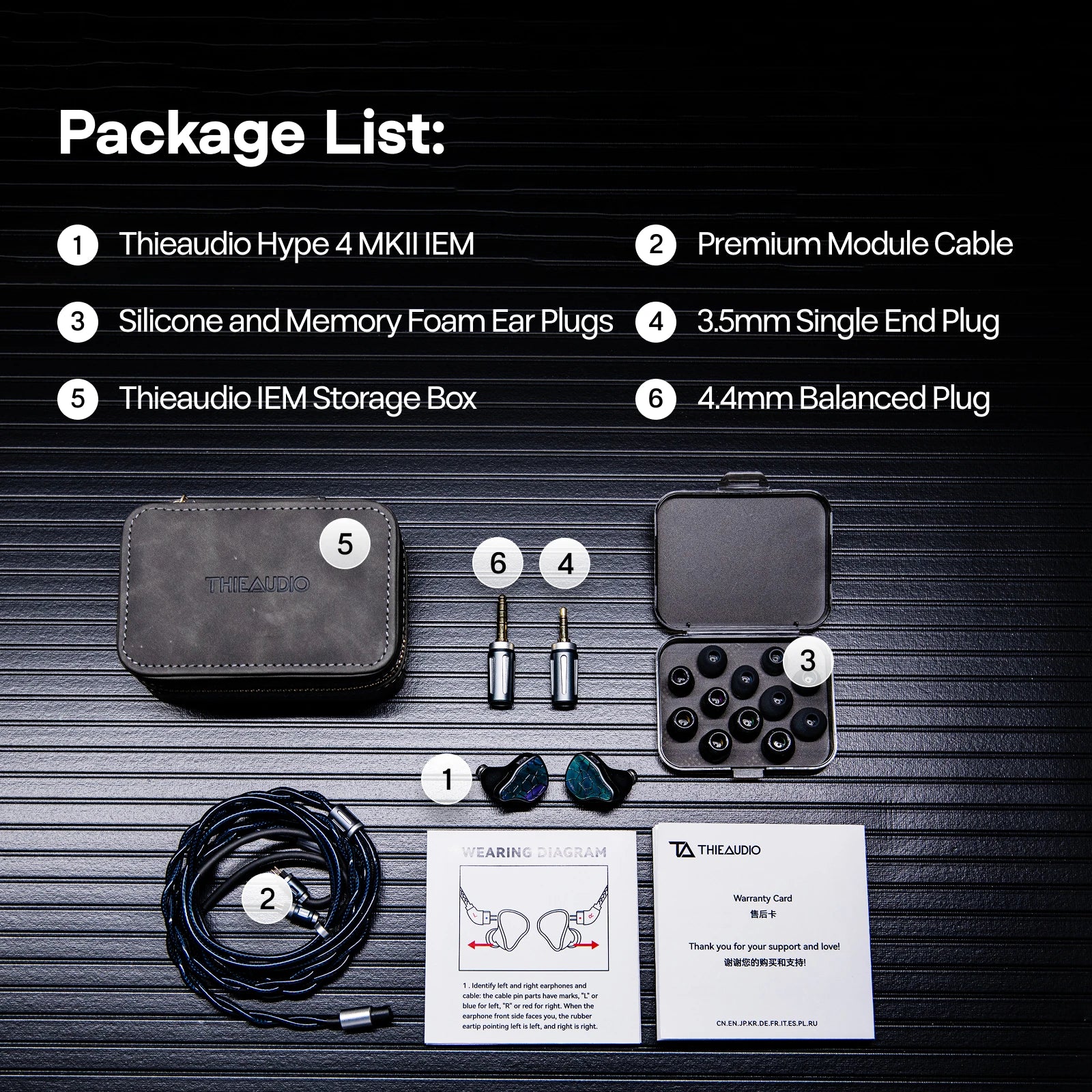 Pre-order THIEAUDIO HYPE 4 MKII Upgraded 2DD + 4BA Hybrid IEM with Completely Redesigned for Performance