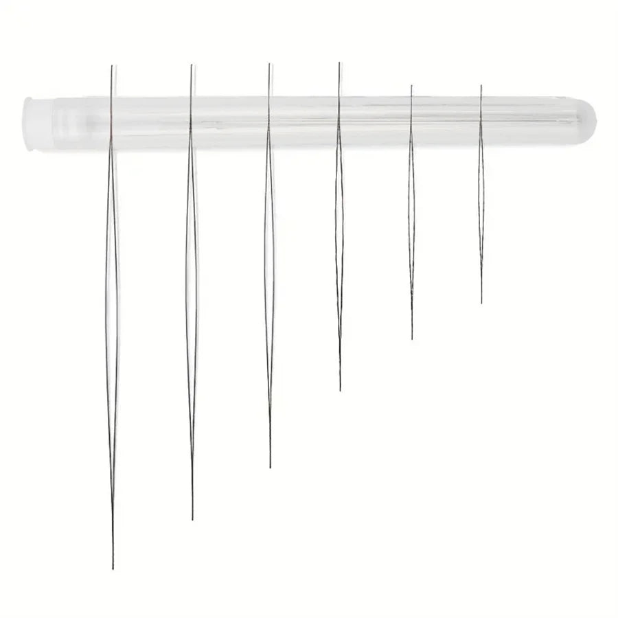12pcs/Lot 6Size Center Opening Beaded Pin Stainless Steel Jewelry Making Material Accessories For DIY Bracelet Neckalce Handmade