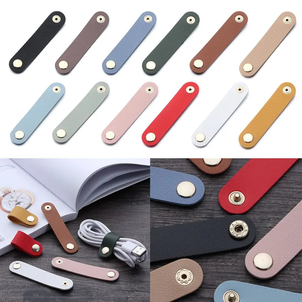 1Pcs Cute Desktop Storage Charger Cable Protector Cable Management Cable Winder Winder Tie Cord Organizer