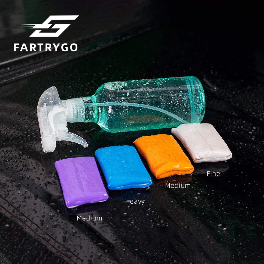 Fartrygo Magic Clay Bar Kit A+++ 100g*3 Pack  Heavy Medium Fine Detailing Clay Bar for Car Care Products