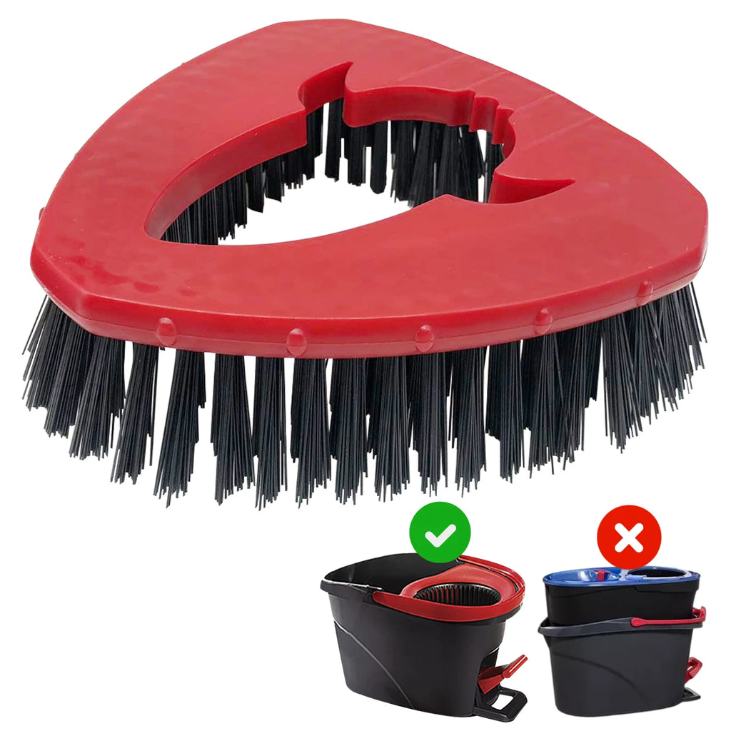 Spin Mop Replace Head Base Scrub Mop Brush Head Replacement for Vileda / O Cedar EasyWring 1 Tank System, Shower Floor Scrubber