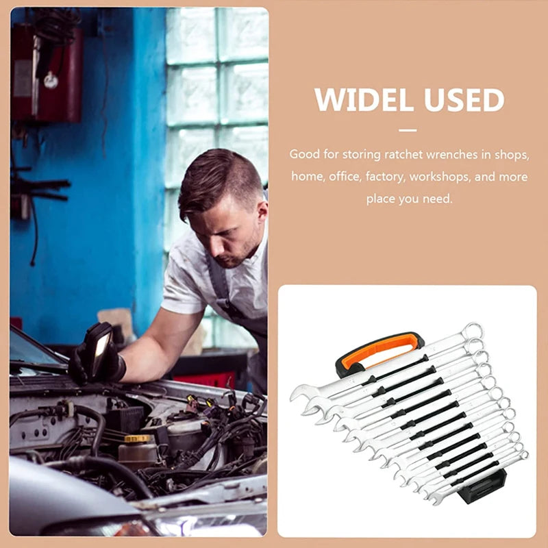 1pc Tool Rack, Wrench Storage Tray, Socket, Tool Rack, Classification Organizer, Wrench Holder, Torque Wrench Storage Rack