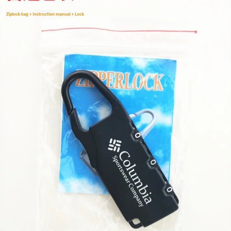 Exquisite Compact Travel Design 1pcs Zinc Alloy Anti-theft Mini Password Padlock Small Lock for Luggage Photography Bag
