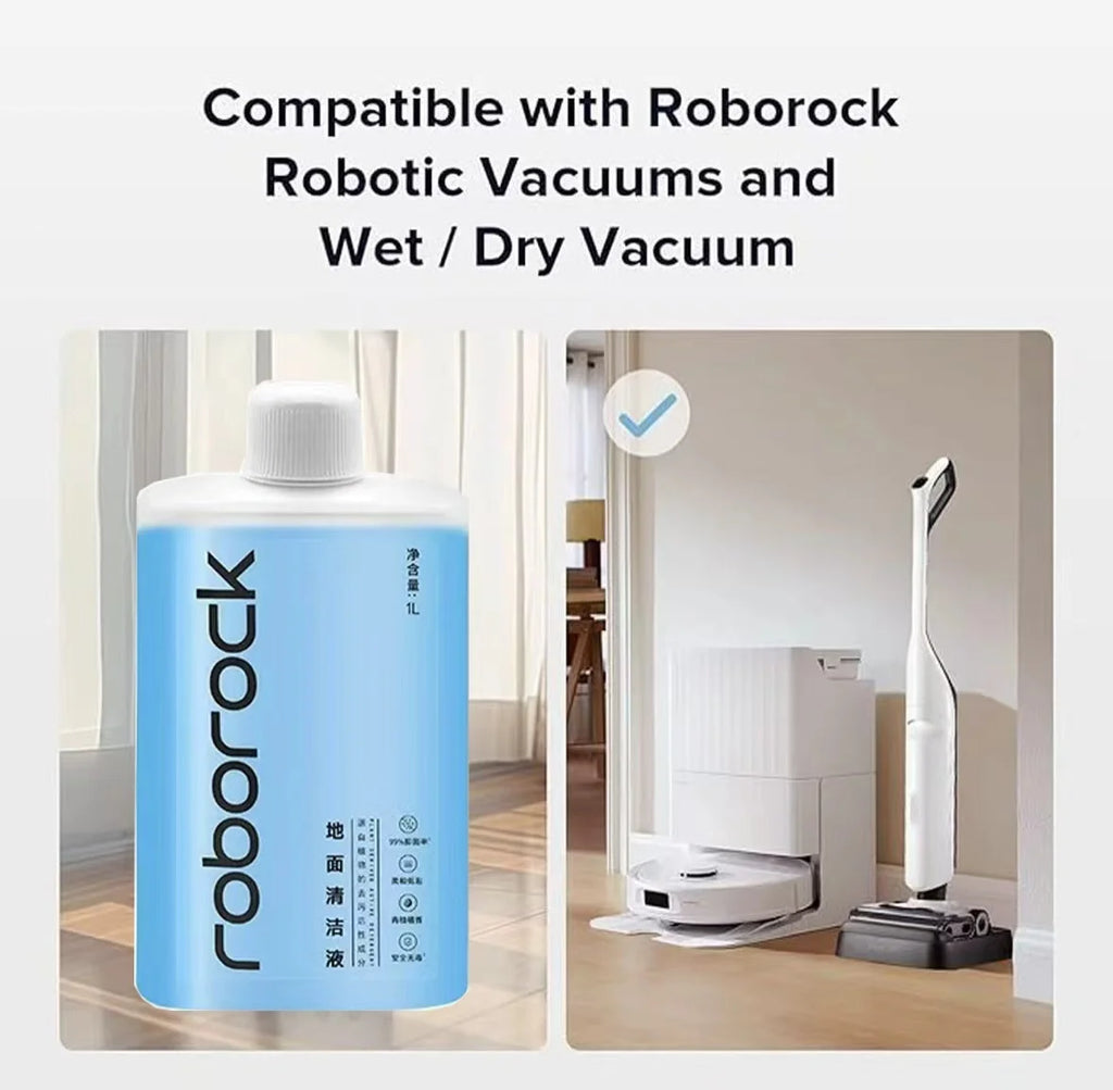 Original Roborock Q Revo MaxV / Q Revo S / Q Revo Pro / Q Revo / Qrevo Curv Floor Cleaning Solutions Liquid Accessories1L