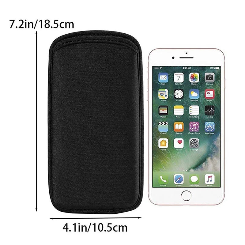 ★▲1PC Direct-Insert Neoprene Waterproof Phone Pouch (6.3-7.2") Shockproof -Resistant