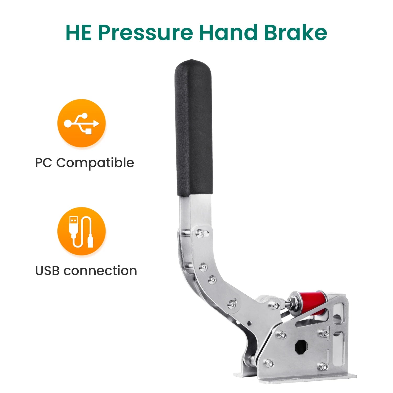 SIMSONN Simracing USB Handbrake Pressure Sensor 200kg Load Cell for PC Racing Games Rally Hand Brake Logitech G29/G27/G25 T300