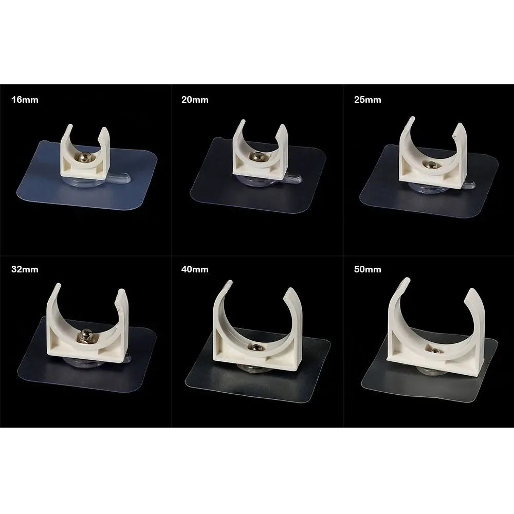 1/5Pcs Punch-free Self-adhesive Pipe Clamp Garden Irrigation Aquarium Fish Tank Water Tube Holder 16/20/25/32/40/50mm