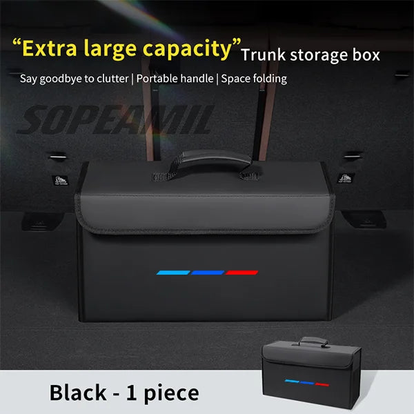 Car Trunk Organizing And Storage Box For BMW X1 X2 X3 X4 X5 X7 E46 E60 E70 E72 E82 E90 E92 G05 G10 G20 G30 F05 F10 F20 F25 F30