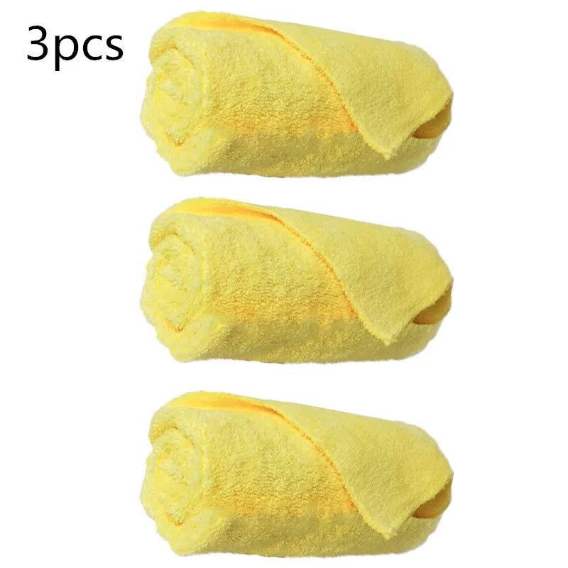 5pcs Car Wash Microfiber Towel Car Cleaning Drying Cloth Car Care Cloth Microfiber Towel Car Microfiber Cloth Car accessory