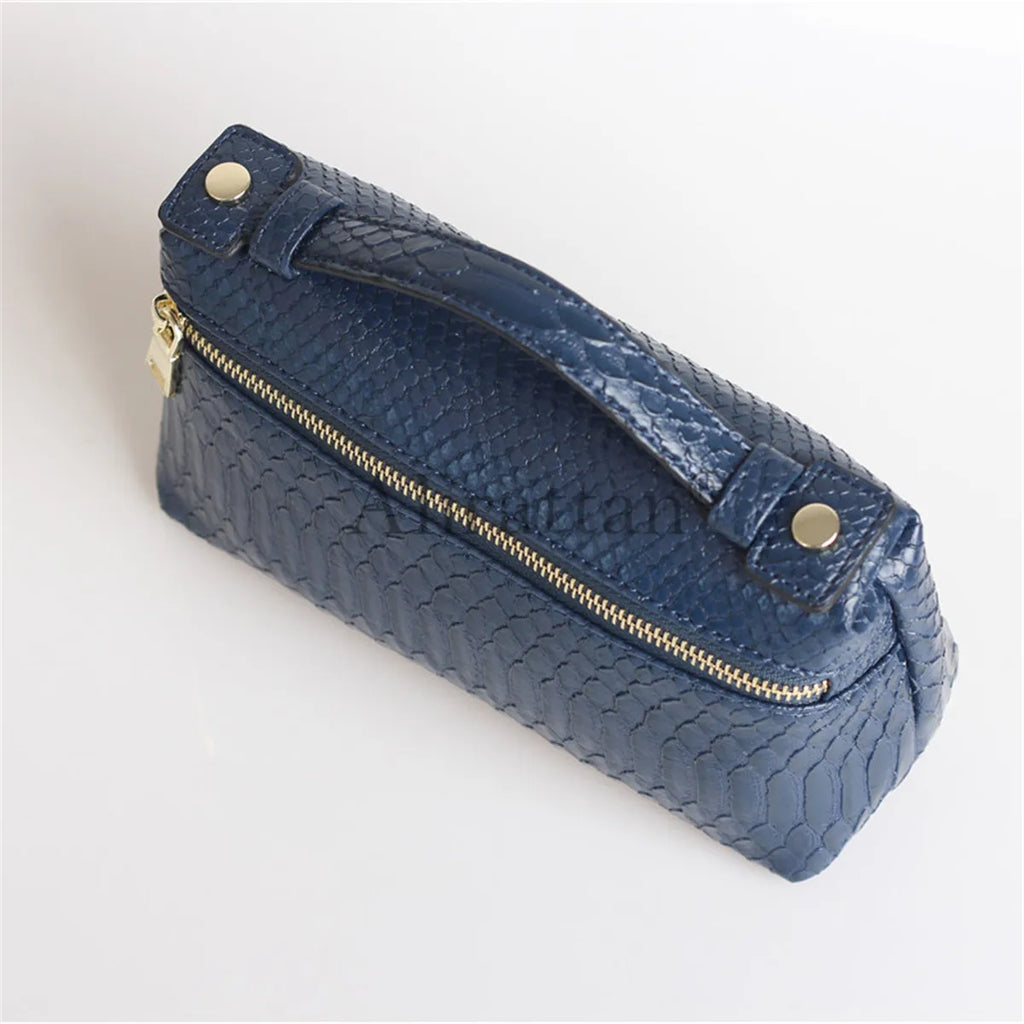 XMESSUN Crocodile Pattern Makeup Bags for Women 2026 Trendy Bag Clutch Bag Luxury High Quality Handbag Designer Handbag Purse