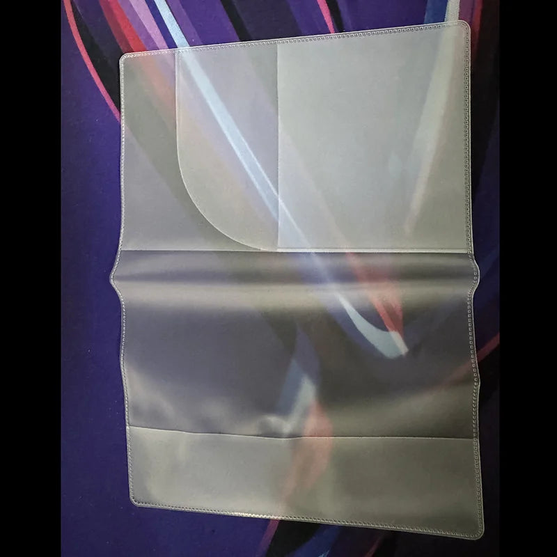 1PC Clear PVC Waterproof Passport Protective Cover Business Credit Card Holder Case Pouch Document Wallet