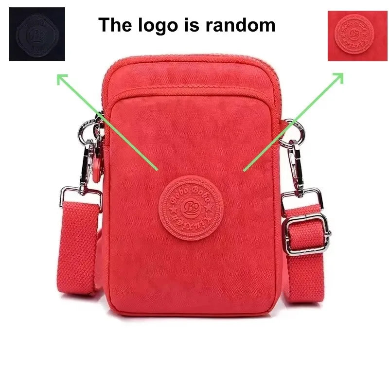Rilibegan Nylon Cloth Bag 2024 New Women's Shoulder Bag Casual Diagonal Straddle Bag Lightweight Phone Bag