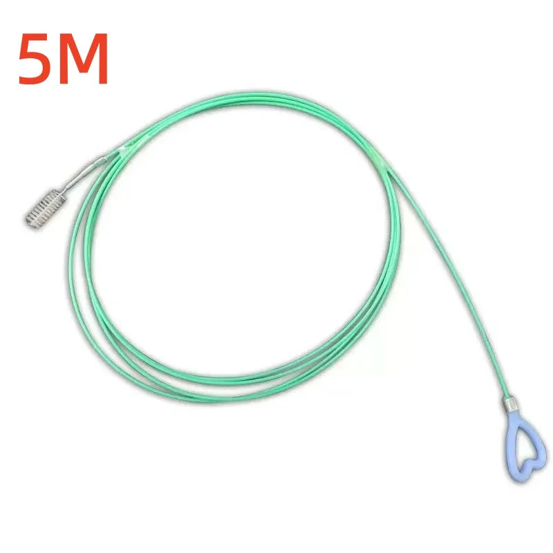 3m/5m Car Drain Dredge Cleaning Brush Auto Sunroof Drain Hole Clog Brush Long Hoses Cleaning Tool Universal Drain Pipe Cleaner