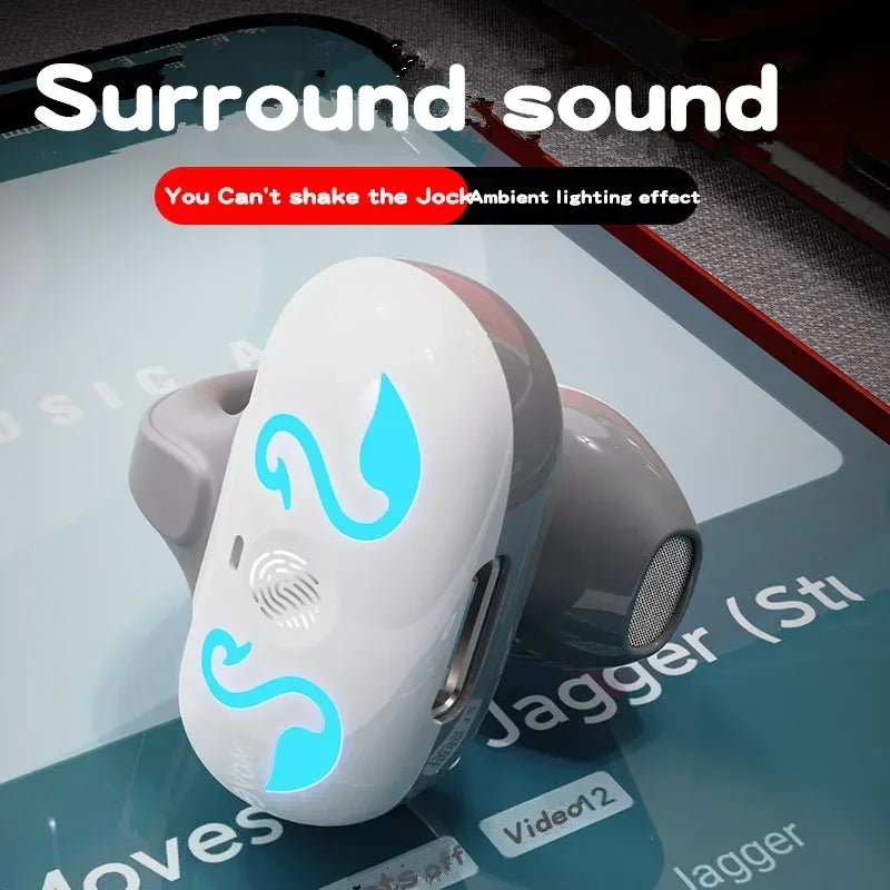 GD68 TWS Bluetooth V5.3 With Mic Wireless Headphones HiFi Stereo Long-lasting Battery Noise Reduction Sports Waterproof Headsets