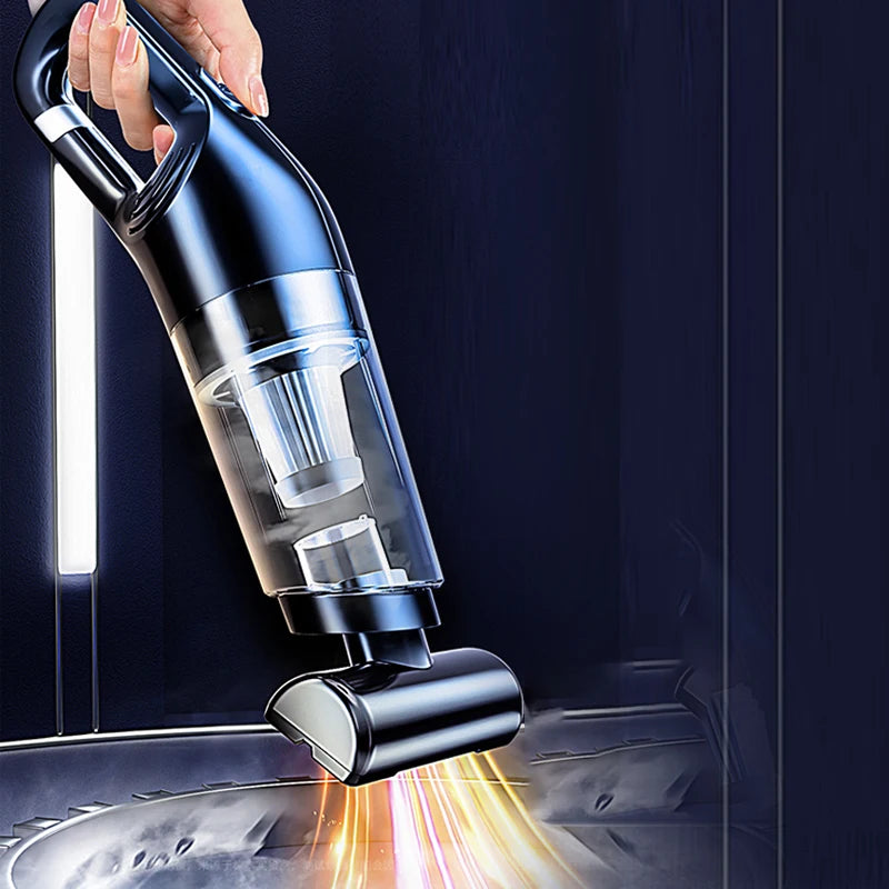 Rechargeable Wireless Handheld Vacuum 10000PA Strong Suction Portable Dust Collector for Home Car Pet Hair Dual Use Cordless Vac