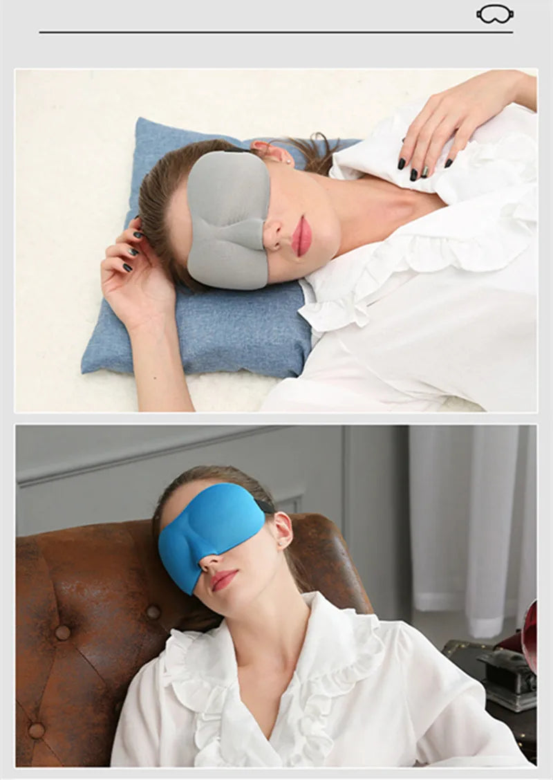 3D Sleep Eyeshade Light Blocking Travel Eye Mask Breathable Sleep Eye Mask for Men Women Protective Safety Goggles