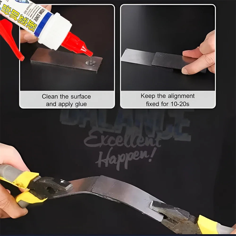 50g Powerful Solder Multi-Material Repair Adhesive Strong Tyre Repair Glue Tiles Fix Sealant Universal Quick-drying Sealer