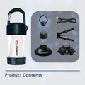 ML4 Outdoor Camping Lantern LED Camping USB Rechargeable Light, Free Tripod, Magnetic Base, 2 Lampshades