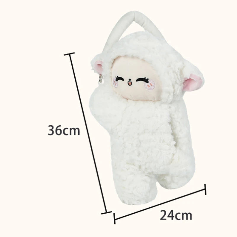 1pc Universal Car Tissue Hanger Doll Cute Creative Hanging Tissue Holder Plush Vehicle Tissue Case  Paper Box