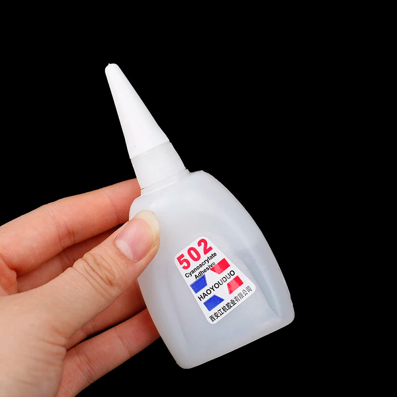 50g Glue Super Liquid Glue 502 Instant Quick-drying Adhesive Strong Glue For Metal Glass Ceramic Stone Wood Leather Plastic Etc