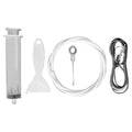 1/5/6Pcs Clean Brush Kit for Refrigerator Drain Wash Brush Suction Syringe 1.5M Hose Fridge Drain Hole Cleaner Stick Dredge Tool