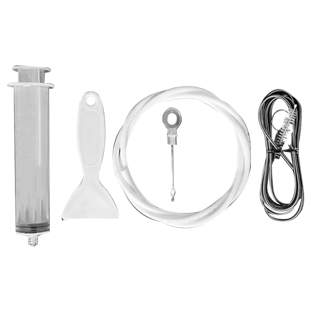 1/5/6Pcs Clean Brush Kit for Refrigerator Drain Wash Brush Suction Syringe 1.5M Hose Fridge Drain Hole Cleaner Stick Dredge Tool