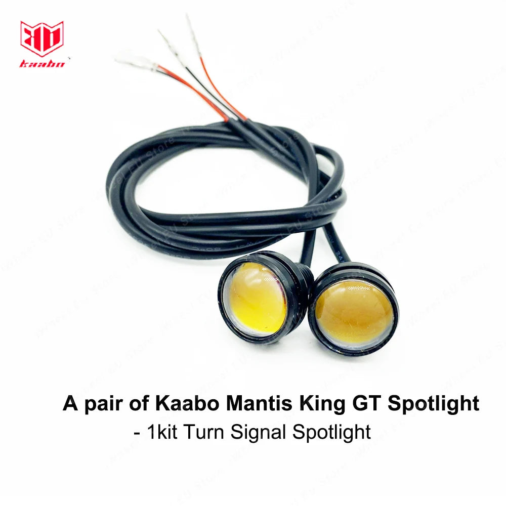 Original Kaabo Mantis King GT Spotlight Headlight Brake Light Turn Signal Spotlight Spare Part Official Kaabo Accessories