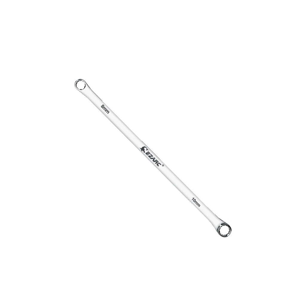 EZARC Extra Long Box End Wrench Metric Combination Durable Aviation Spanner CRV 8mm-19mm Chrome Vanadium Steel Aviation Wrenches